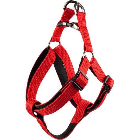 Harnais Jannu XL 60-90 cm 25 mm rouge pour chien - Flamingo (1/5)