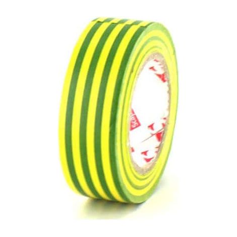 Ruban adhésif électrique SCAPA - PVC - 19mm - 2702-19-jaune et vert