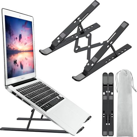 Verstellbarer Laptopständer aus Aluminium, klappbar (1/5)