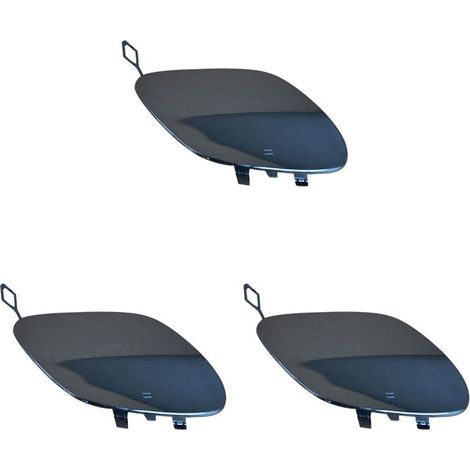 Trois caches/anneaux d'attelage de remorque pour pare-chocs avant, compatibles avec les modèles Mercedes-Benz W205, C300, C400, C63 et AMG (modèles 2015 et 2016) A2058850724 (1/3)