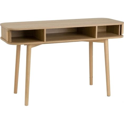 Tavolo Scrittoio Moderno Elia Legno MDF Studio Ufficio Casa 120x50x75cm (1/5)