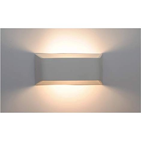 Applique a Led in Alluminio Bianco per Interni 6w 3000k