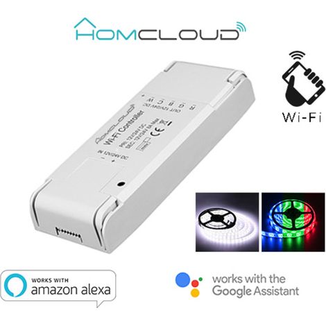 Controller Strisce Led Wifi 12-24V Rgb + White (As-Sl1) (1/5)