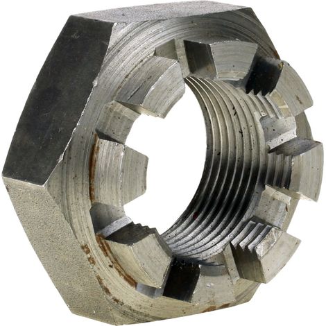 Reidl DIN 979 Kronenmuttern M 16, Stahl Klasse 4 blank (1/2)