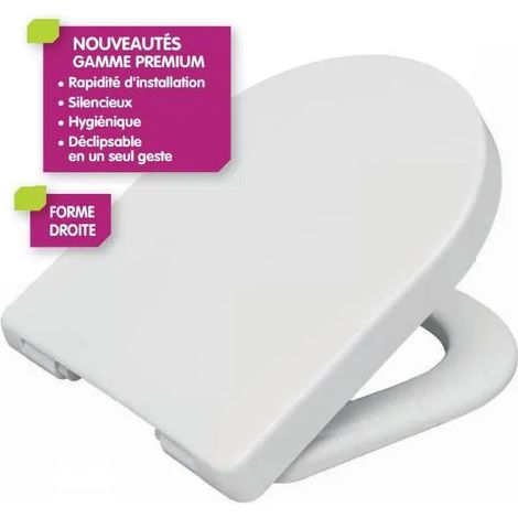 PRINCIPAUTE PREMIUM Rechteckiger WC-Sitz