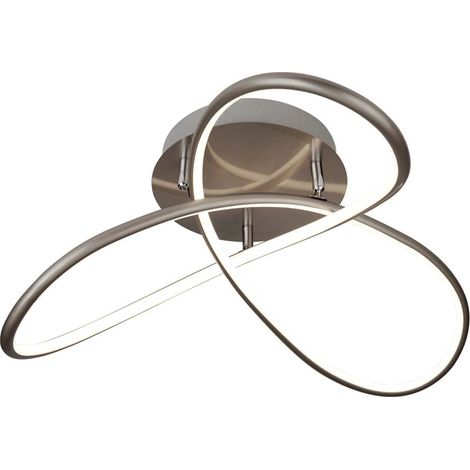 Plafoniera Magic Led 29W filo soffitto silver satinato 3000K 1170 lumen dimmerabile