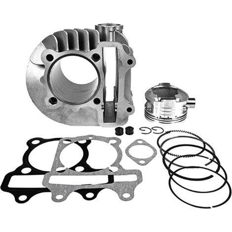 Kit de reparación y juntas para pistones de cilindro de motocicleta de 61 mm de diámetro, aptos para motores GY6 de 150 cc y 200 cc. (1/3)