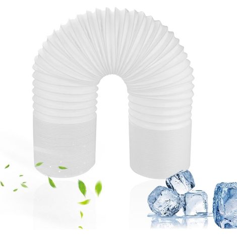 Mobiler Klimaanlagenschlauch, 15 cm Durchmesser, gerade Richtung, universeller Abluftschlauch, 3 m flexibles AC-Belüftungsrohr, PP-Abluftrohr (1/4)