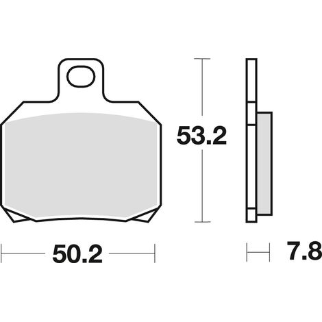 Pastillas de freno TRW ZF KH266 orgánicas Aprilia ETV 1000 Caponord 01-09 RSV 1000 98-10 RSV4 1000 13-, KTM 1190 RC8 08-15 1290 Superduke 14-, Suzuki Burgman 125 02-06, Yamaha YP 125 Majesty 01-09 YP
