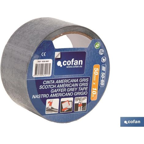 Graues Klebeband, 180 Mikron, 50 mm x 50 m