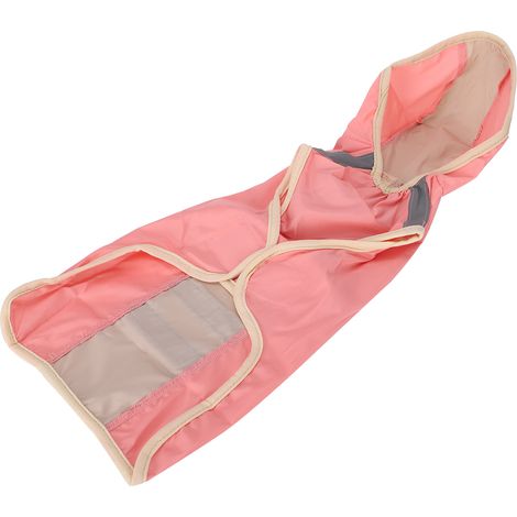 Imperméable pour chien en polyester, imperméable et respirant, avec bandes réfléchissantes, taille XL. (1/5)