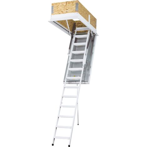 Wippro Dachbodentreppe Isotec Brandhemmend Lukenmaß 110x70cm (1/5)