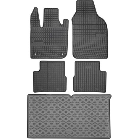 Ensemble de tapis de sol en caoutchouc pour Fiat 500e Hatchback à partir de 2020 + tapis de coffre (1/5)