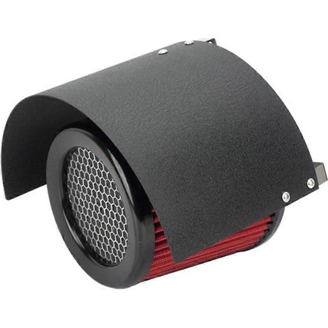 Compatible avec les filtres à air automobiles dotés d'un écran thermique en acier inoxydable, filtre à air sport à haut débit réglable A2 (1/5)