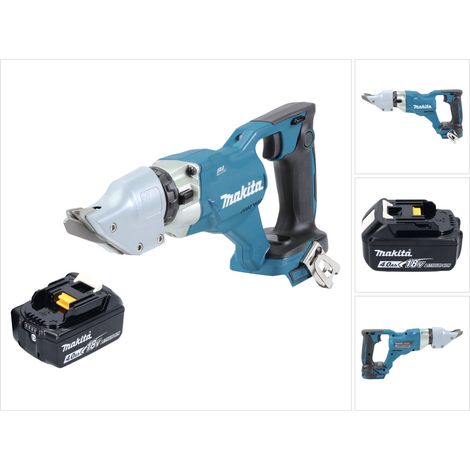 Makita DJS 200 M1 cesoie per lamiera a batteria 18 V 2,0 mm brushless + 1x batteria 4,0 Ah - senza caricabatterie (1/5)