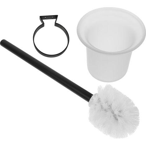 Mounted Toilet Brush with Handle Bristles and Hygienic