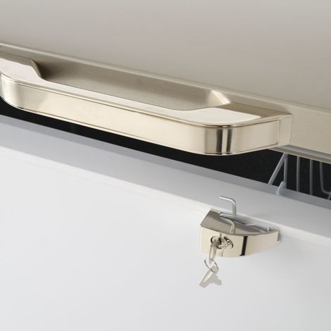 Congelador horizontal con cerradura, LED, 190 l, 120 W (1/3)