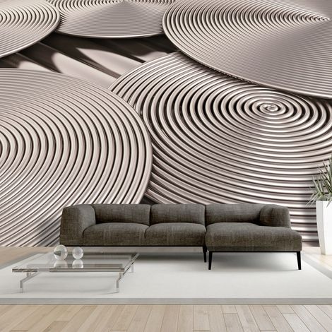 Fotomurale -  Copper Spirals - 100x70 (1/4)