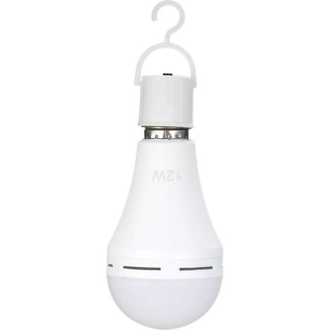 Zoternen 1 ampoules LED d'urgence multifonctions rechargeables 12 W,équivalent 60 W,6000 K,lampe suspendue d'extérieur lumineuse pour panne de courant,camping, fêtes de jardin – E26/E27,AC100  240 V. (1/5)