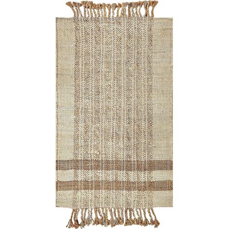 Rug ORTAOBA Beige 80 x 150 cm Jute