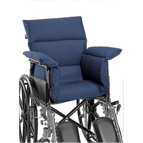 Coussin épais et respirant 115 x 100 cm pour fauteuil roulant, anti-escarres (1/5)