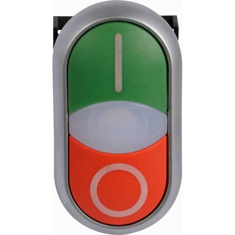 Accionamiento con doble pulsador, iluminado M22-ddlm-WS-X1/X0