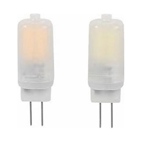 Ampoule LED G4 Maïs 3W, 12V AC/DC, 2835 16LED, Cache PC Opale, Sans Scintillement, 6000K Blanc Froid, Remplacement Halogène (1/3)
