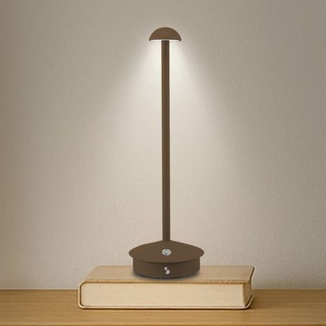 BEPER P207ILI155 Lampada da Tavolo Ricaricabile senza fili, 3 Tonalità di colore, Intensità Regolabile, USB Type-C Inclusa, Portatile per Scrivania, Comodino o Tavolo (1/5)