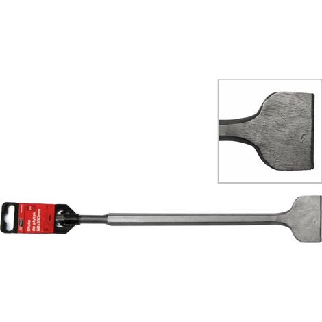 Cincel para azulejos SDS+ AWTOOLS 60x350mm fi=14, herramienta profesional para renovación y desbaste en cerámica, gran superficie de impacto, alta precisión y resistencia