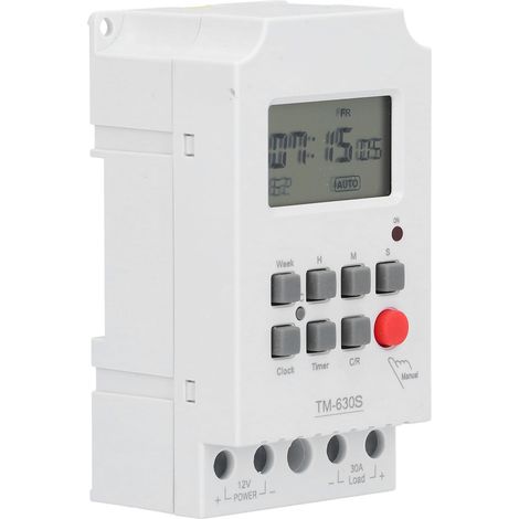 Mikrocomputer-Zeitschaltuhr 7-Tage-Elektronikzubehör mit Digitalanzeige zur Lichtsteuerung (1/5)