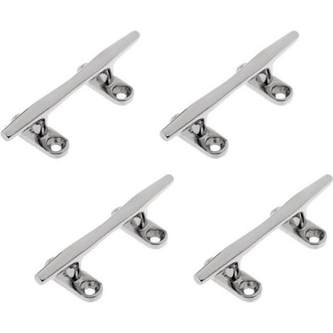 4pcs Taquet D'amarrage Pour Bateau Support De Corde Mouillage Acier Inoxydable 316 (1/4)