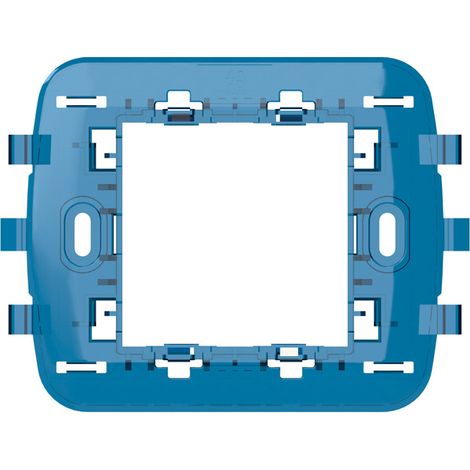 Supporto per placca a 2 moduli, serie B, compatibile BTicino e Vimar - 4Box Libero 4B.BV.2M (1/3)