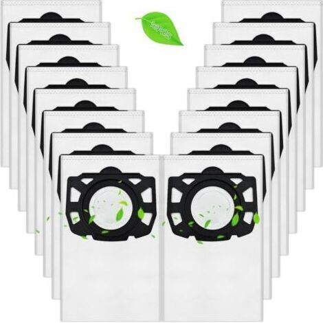 Sac Aspirateur Kärcher, Compatibles avec WD4, WD5, WD6, WD5P, WD6P, MV 4, MV 5, MV 6 Filtration Haute Efficacité, Étanchéité Anti-Poussière, Compatible avec Kärcher 2.863-006.0 (16) (1/5)
