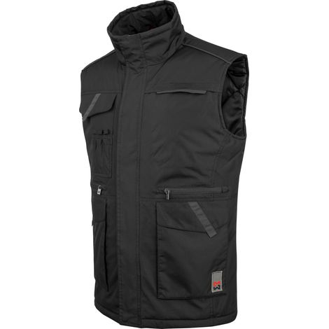Gilet de travail matelassé Draco Würth MODYF noir M (1/3)
