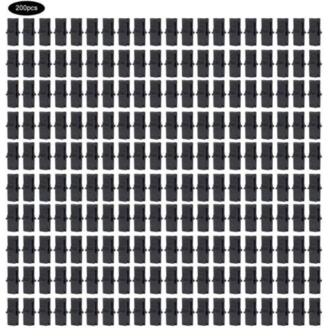 200 Pcs Serre Pince À Film Clip de Fixation Accessoires pour Filet en Plastique Film Serres Accessoires (1/5)