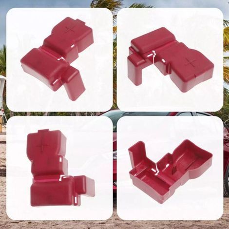 10 couleurs : Rouge Matériau : Plastique Capuchon/couvercle de protection pour borne de câble de batterie à électrode positive 24345-7 (1/5)