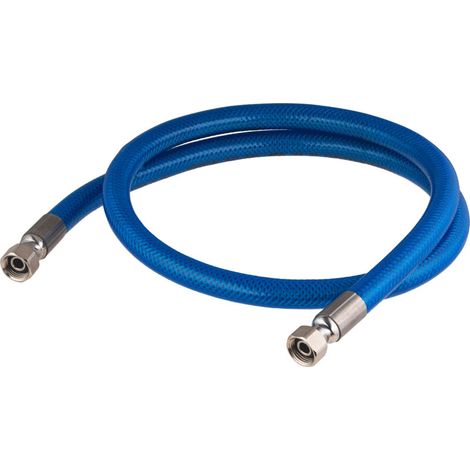 – Flexible inox 1 mètre pour gaz naturel – Longueur flexible – 2 raccords mécaniques G1/2 – Norme NF gaz XP D 36-121 (1/4)
