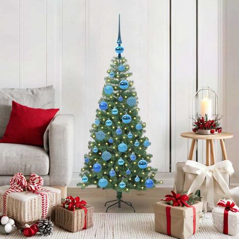 Weihnachtsbaum mit 150 LEDs mit Ständer Grün 120 cm PVC