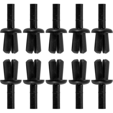 10x rivet à frapper Ø3 x 1-4mm expansion plastique clip fixation agrafe pare-chocs garniture (1/2)