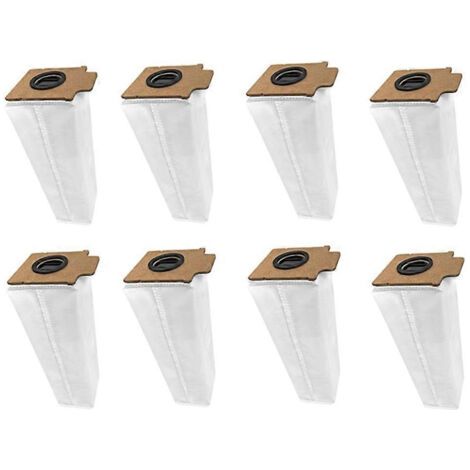 NALOOKAMIC Lot de 8 sacs à poussière pour aspirateur Dreame Z40 Station / VZV33A - Pièces de rechange - Sac à poussière non tissé (1/4)