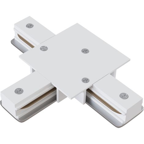 Connettore a T per Sistema Illuminazione a Binario Monofase Bianco (1/2)