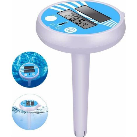 Floating thermometer for swimming pools, for measuring the water temperature of pools, spas, jacuzzis and aquariums - AquaForge (1/5)