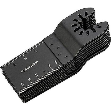 10 pièces lames de scie multi-coupe oscillantes de haute qualité pour outils électriques pour la coupe du bois et du métal Lame de scie oscillante multi-outils à dégagement rapide (1/5)