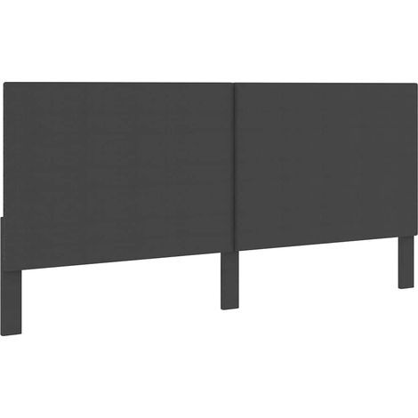 Maison Exclusive - Testiera Letto Grigio Scuro in Tessuto 200x200 cm (1/5)