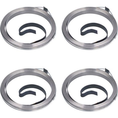10 pièces Ressort de lanceur à tirette, bobine de démarrage métallique, accessoire pour moteur à essence 168F 170F (1/5)