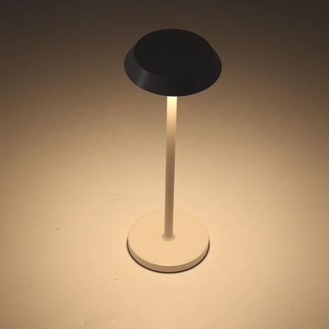 Moderne Schreibtischlampe im skandinavischen Stil für Studenten, kreative LED-Leselampe für Schlafzimmer, Studentenwohnheim oder Büro, USB-aufladbar, weißes Umgebungslicht (1/5)