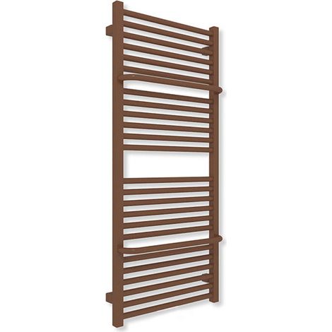 Sèche-serviette mixte cuivré de 1140mm de haut et 500mm de large - 574 Watt - LIM1140/500V2COP
