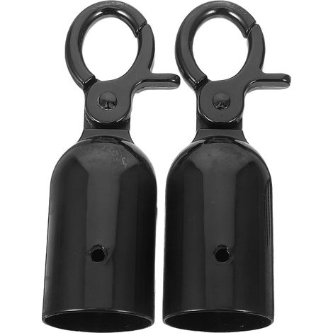 eur de Corde de Barrière 32mm en Alliage de Zinc, Lot de 2 Pièces, Crochet pour Poteaux de Barrières, Utilisation Professionnelle dans Clubs (1/5)