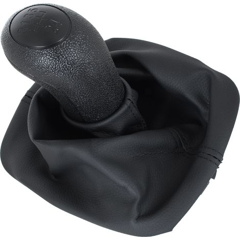 Pomo de cambio de marchas Skoda Octavia I 96-11 NEGRO + JUNTA (1/5)