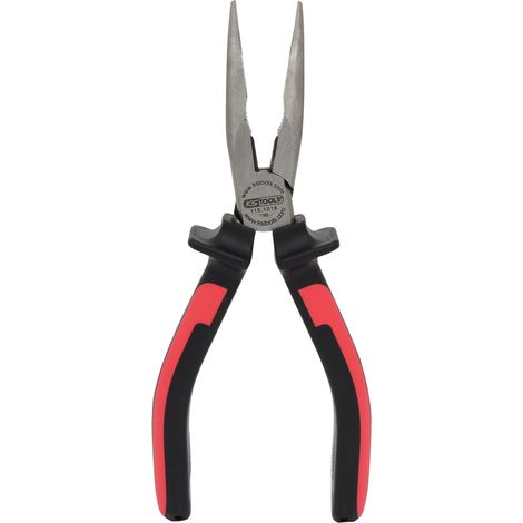 KS Tools 115.1019-E Pinza a punte mezzotonde ERGO,piegate,210mm su rimorchio (1/2)